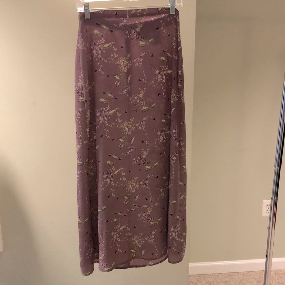 Kathie Lee Collection, Vintage Floral Spring Maxi Skirt
